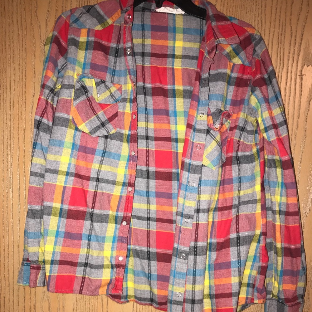 plaid shirt